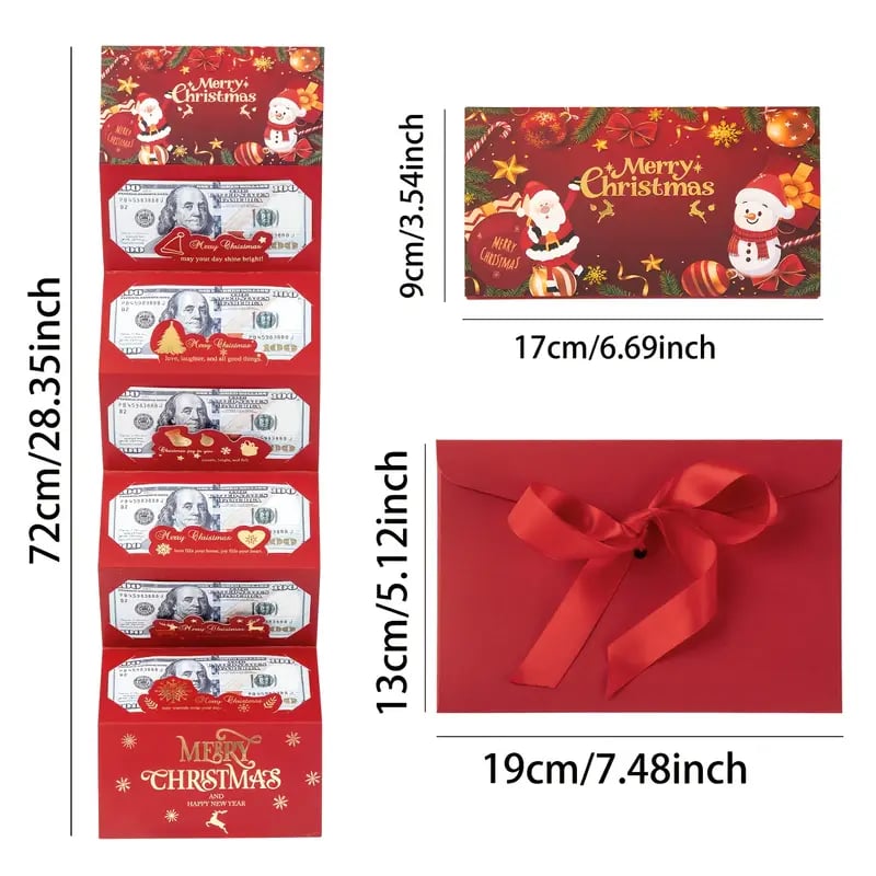 Christmas Cash Gift Envelope