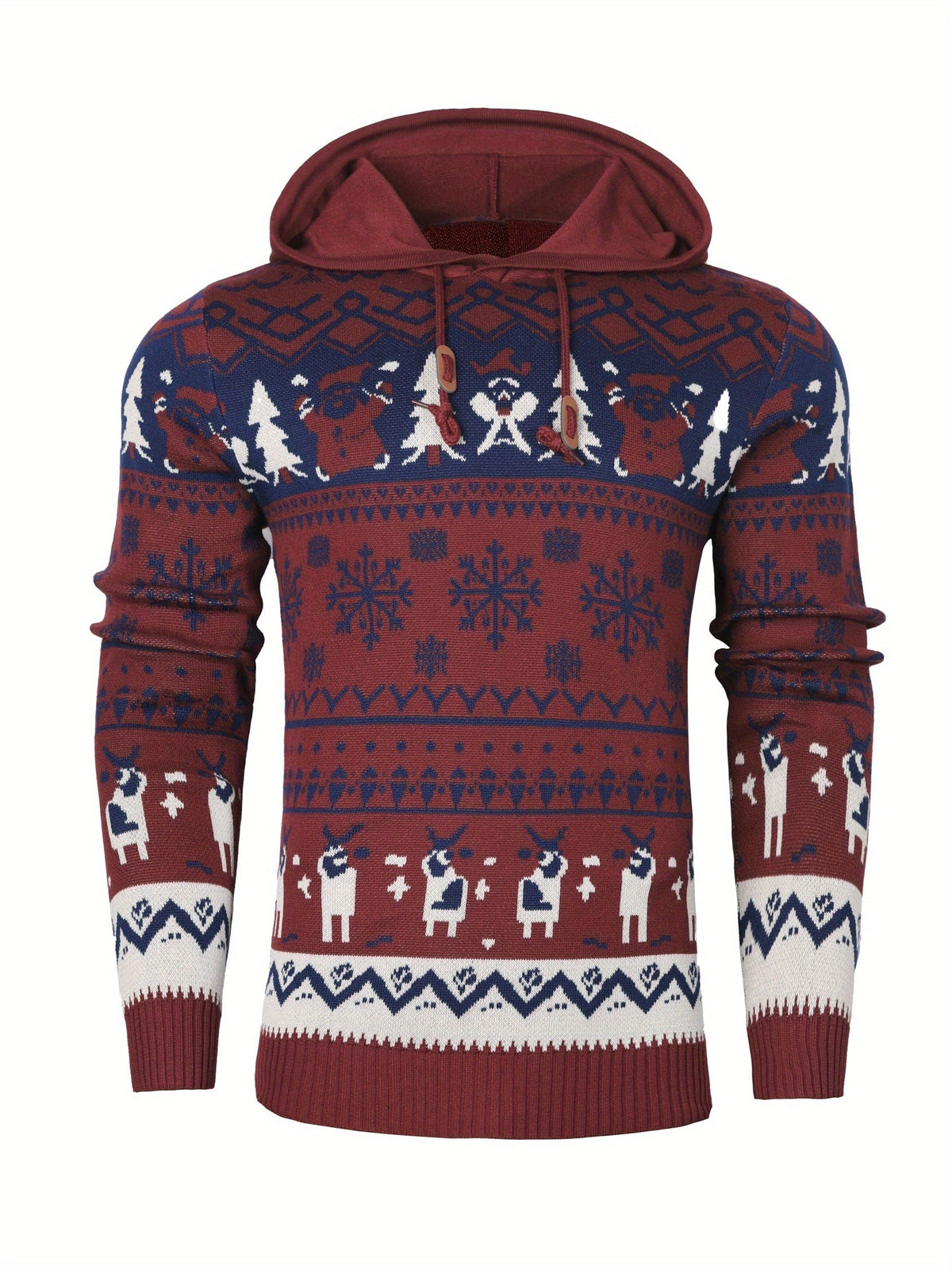 Christmas Reindeer Hooded Sweater