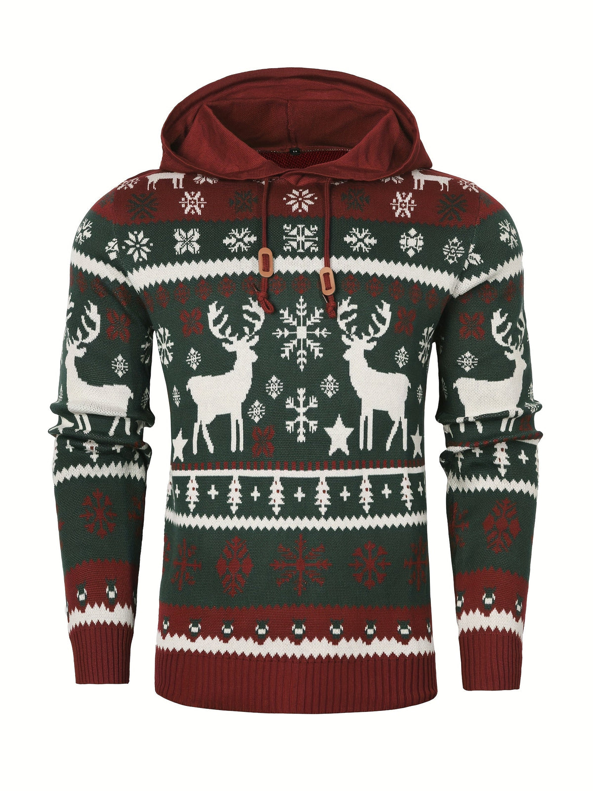 Christmas Reindeer Hooded Sweater
