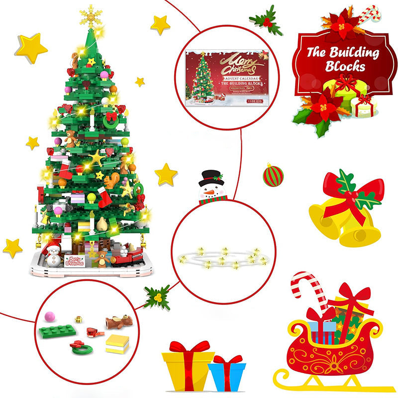 Christmas Tree Advent Calendar 2026 – DIY Building Set for Christmas Decoration
