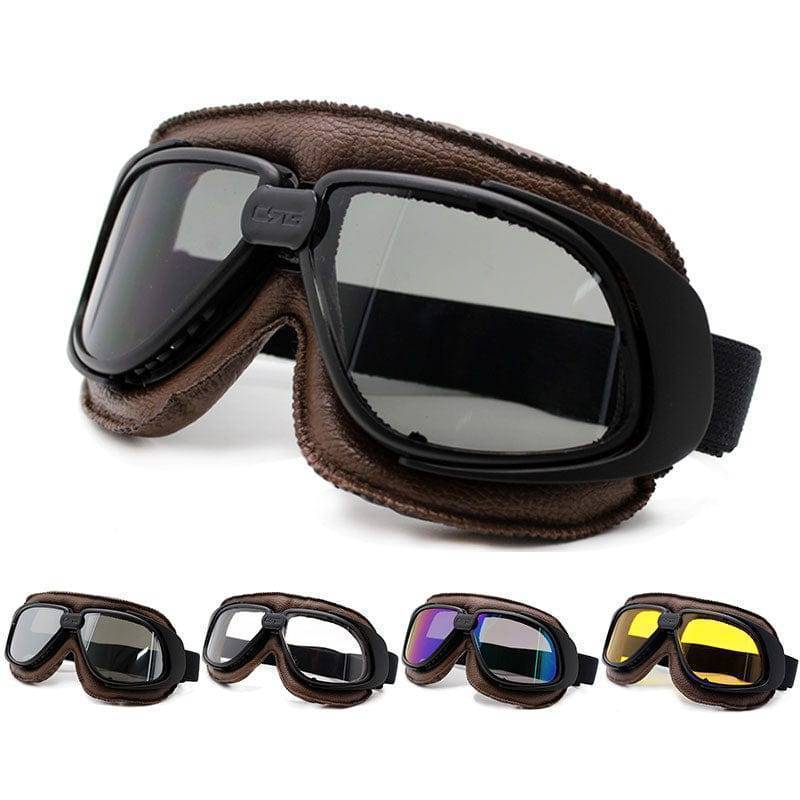 Classic Pilot Biker Goggles