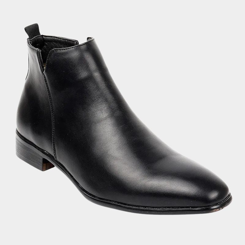 Classic Retro Men's Boots with Side Zip