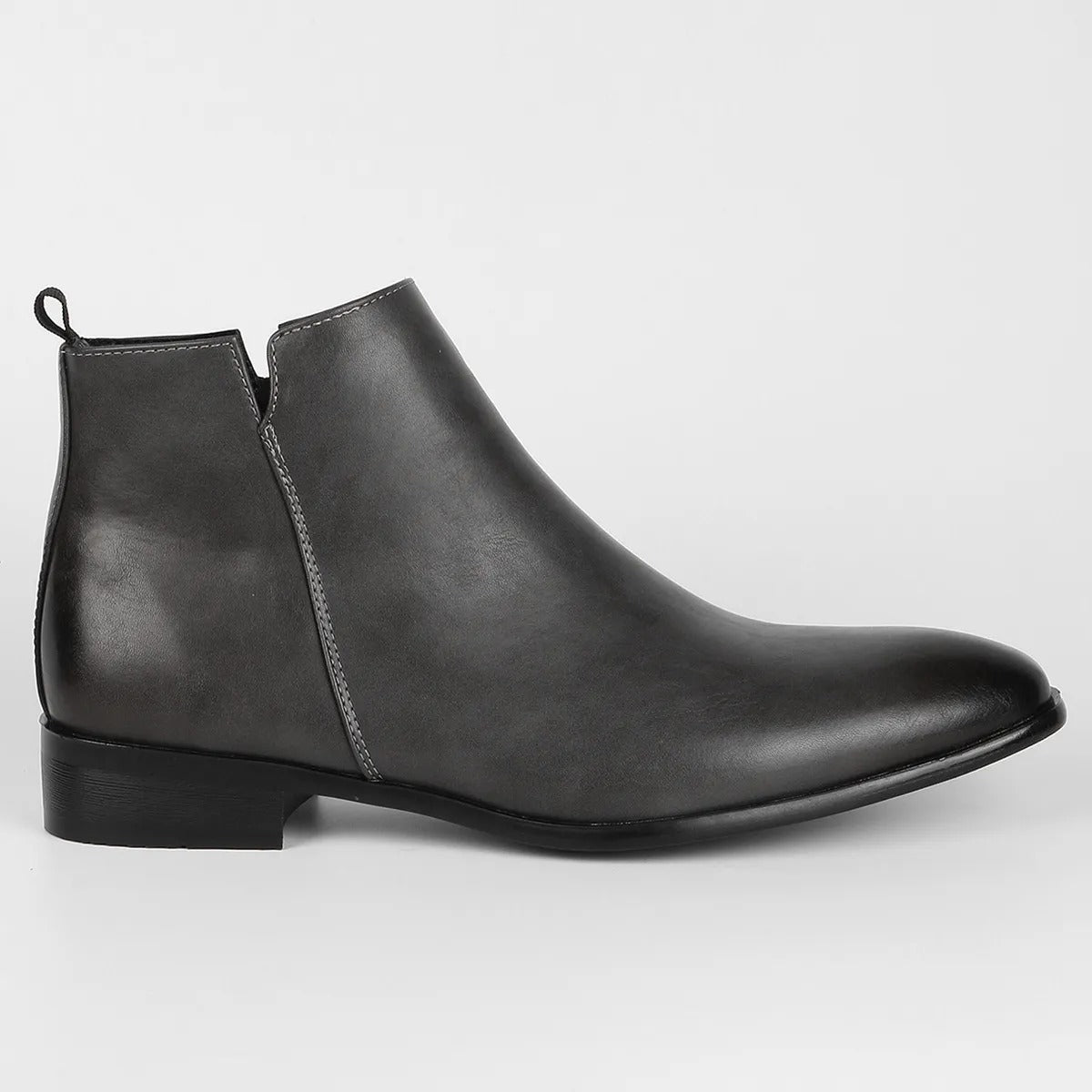 Classic Retro Men's Boots with Side Zip