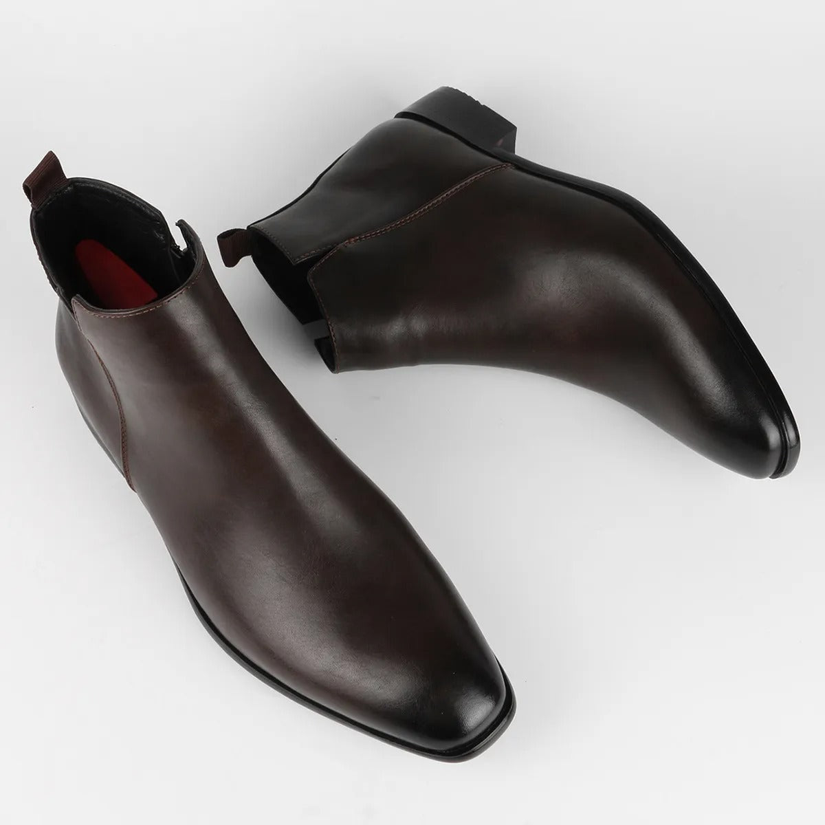 Classic Retro Men's Boots with Side Zip