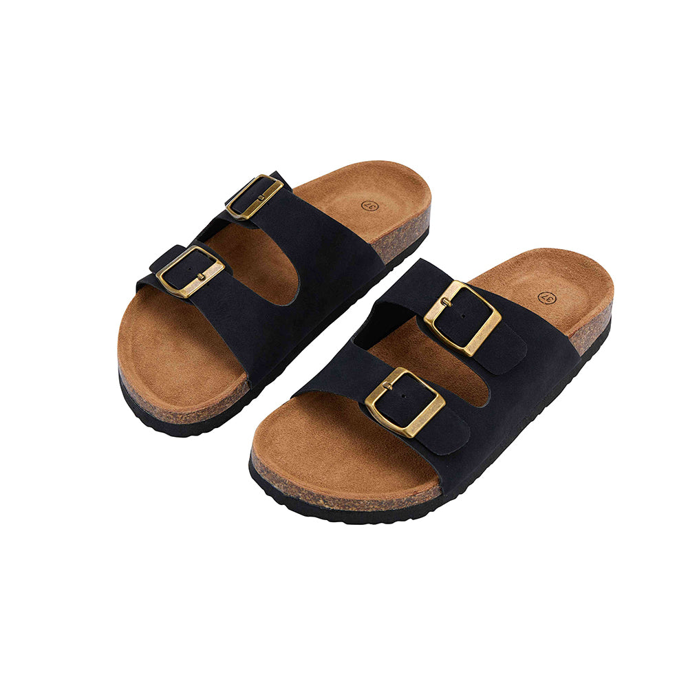 Classic Strap Sandals - Black, Brown or Beige