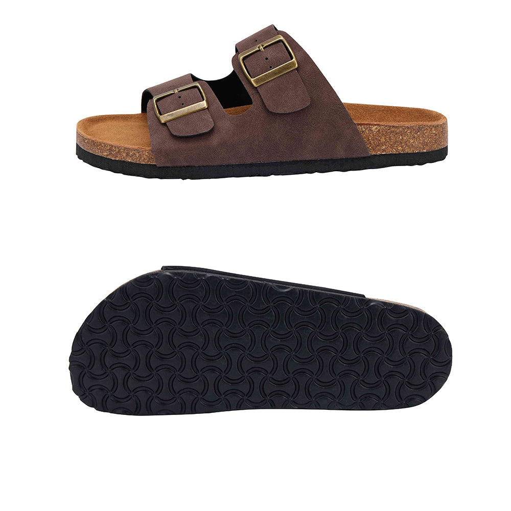 Classic Strap Sandals - Black, Brown or Beige