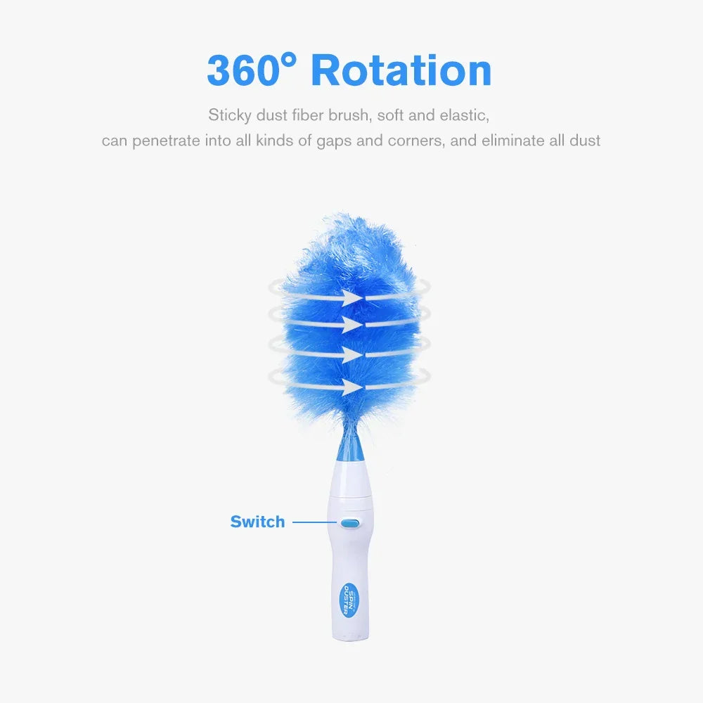 Cleaner Pro° DustBrush: Multi-Purpose Rechargeable Dust Brush Collector Cleaning Tool