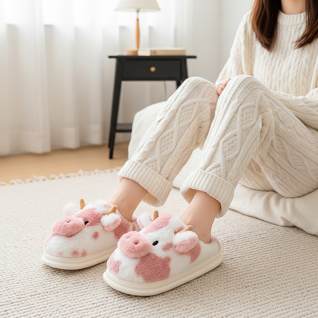 Closed Toe Plush Slipper