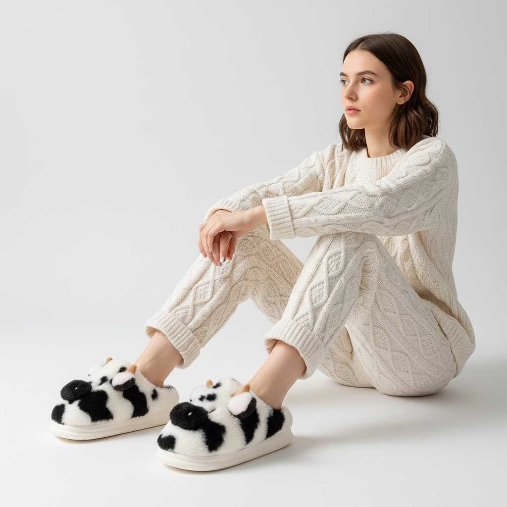 Closed Toe Plush Slipper