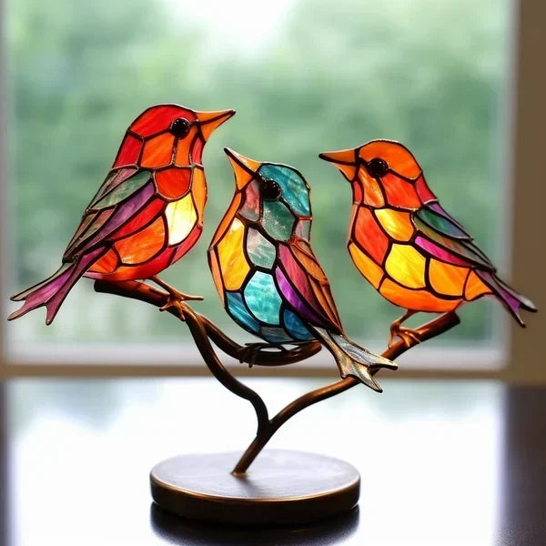 Colored birds that will brighten your interior