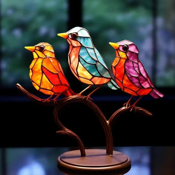 Colored birds that will brighten your interior