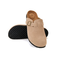 Comfort and Style in One – Classic Cork Sandals with Closed Toe
