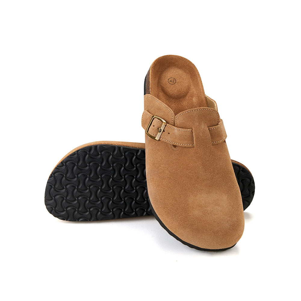 Comfort and Style in One – Classic Cork Sandals with Closed Toe