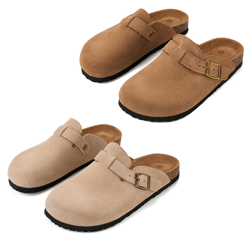Comfort and Style in One – Classic Cork Sandals with Closed Toe