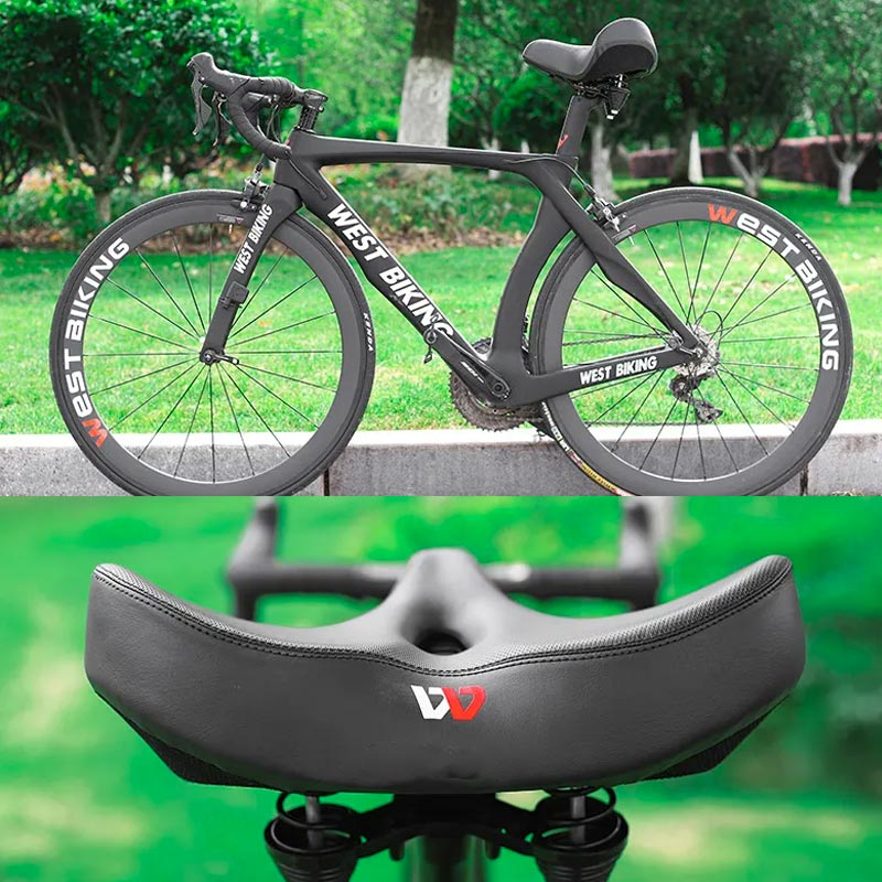Comfortable Bicycle Saddle | Extra Wide Seat