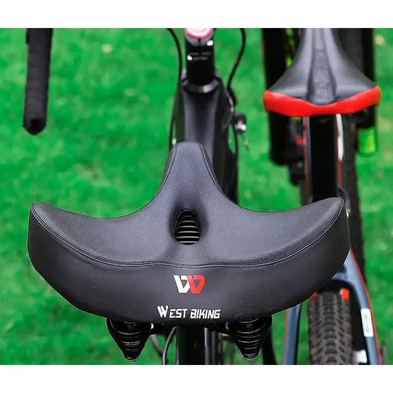 Comfortable Bicycle Saddle | Extra Wide Seat