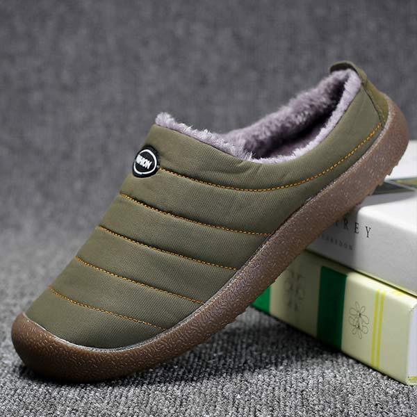 Comfortable Men's Slippers - Warm Lined for Winter Days