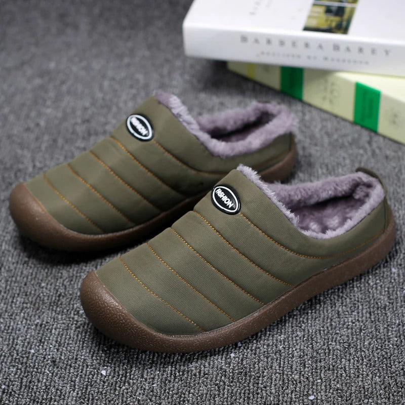 Comfortable Men's Slippers - Warm Lined for Winter Days