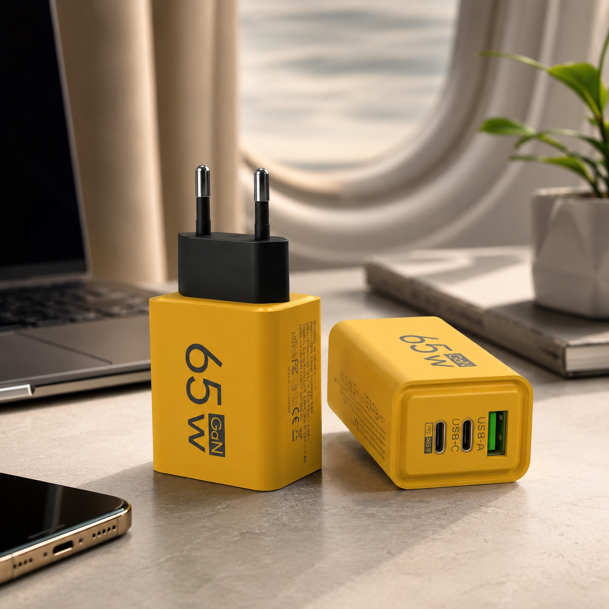 Compact GaN Wall Charger