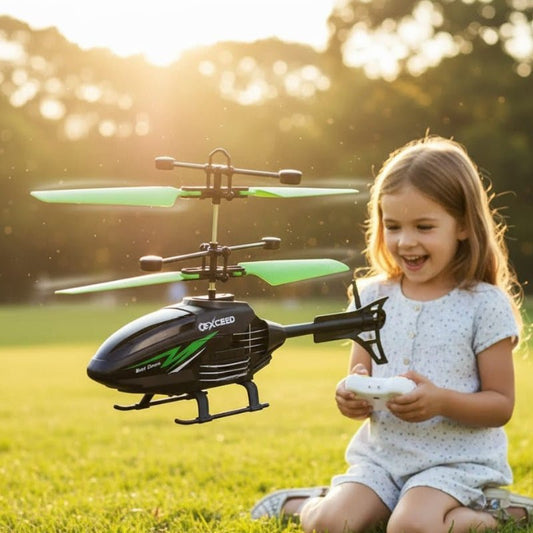 Compact Mini Helicopter for Kids with Easy Control and Stabilization – Ideal Gift for Young Pilots