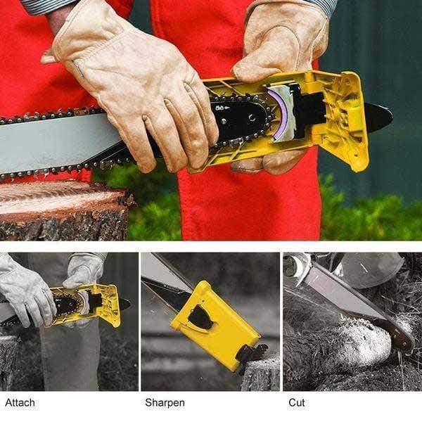 Compact Sharpener: Fast, High-Quality, Compact Sharpener for Chainsaw Teeth