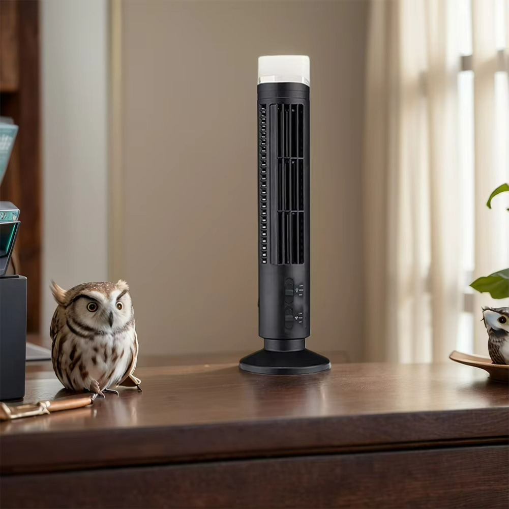 Compact Tower Fan with Silent Bladeless Breeze Technology
