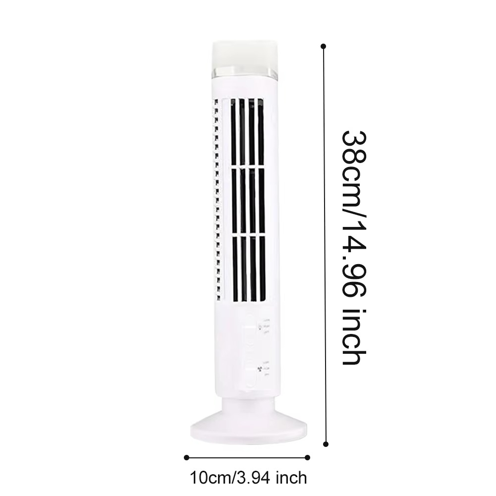 Compact Tower Fan with Silent Bladeless Breeze Technology