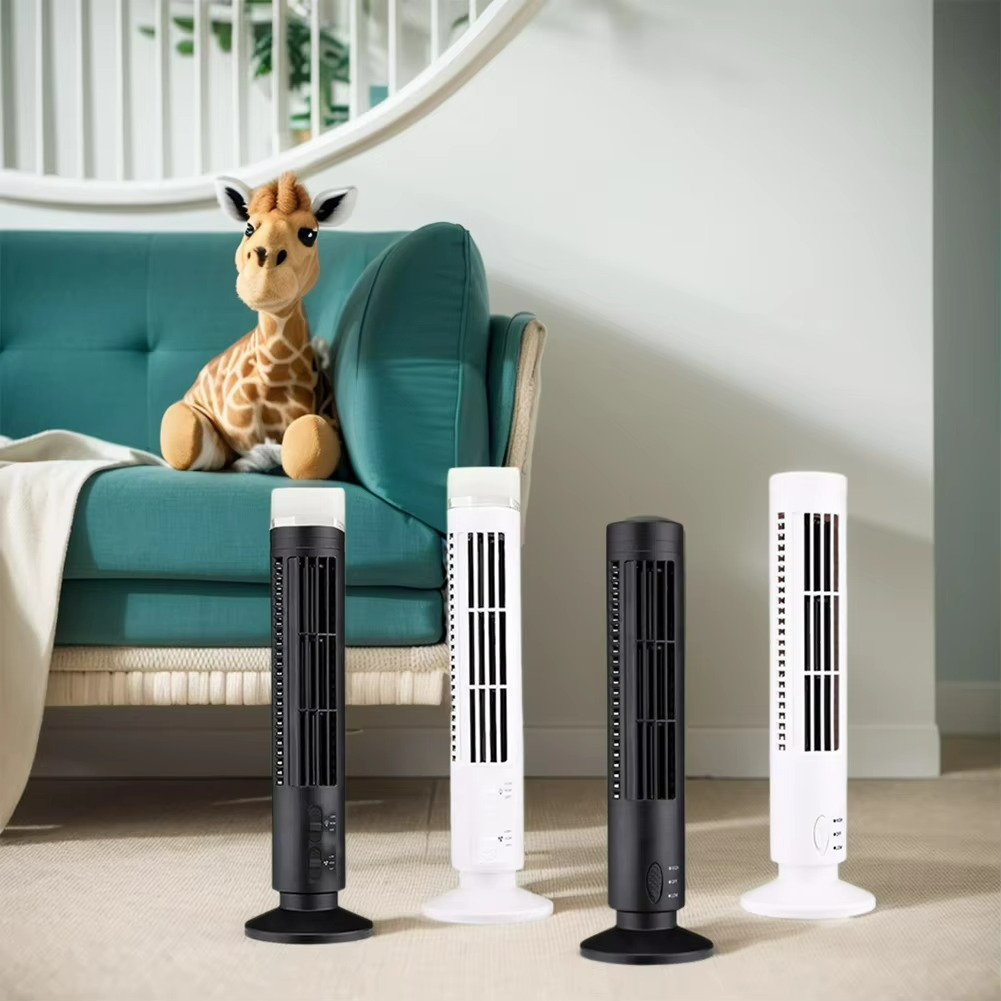 Compact Tower Fan with Silent Bladeless Breeze Technology