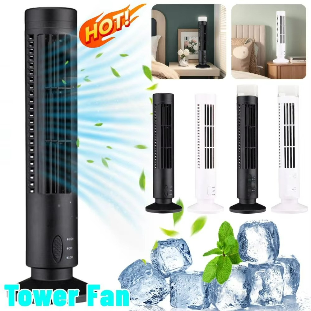Compact Tower Fan with Silent Bladeless Breeze Technology