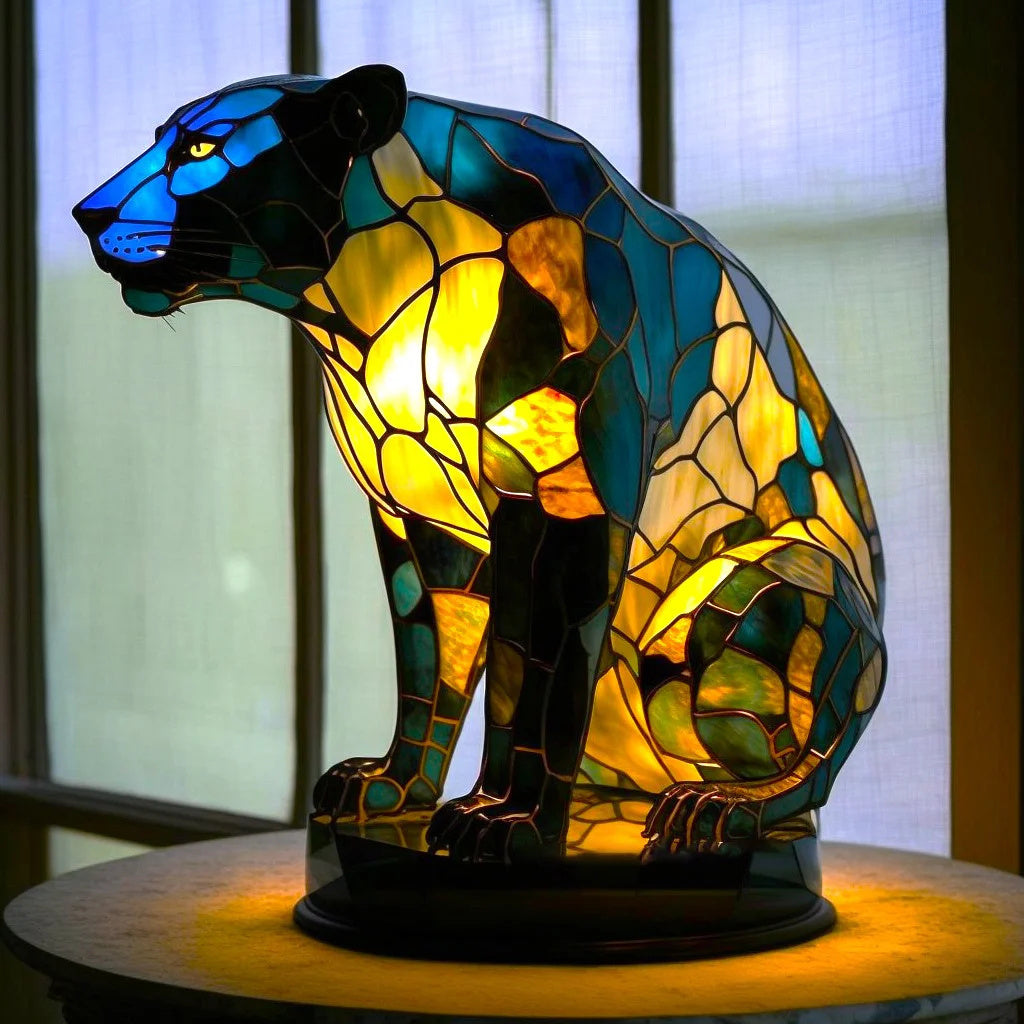 Contemporary Art-Inspired Design Lamp – Modern Handmade Ambient Light for Living Room & Bedroom
