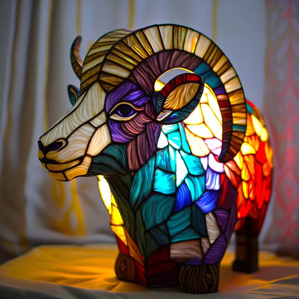 Contemporary Art-Inspired Design Lamp – Modern Handmade Ambient Light for Living Room & Bedroom
