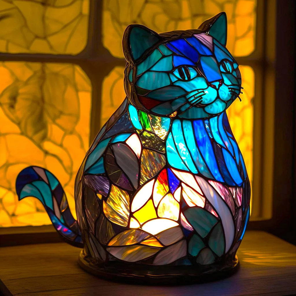 Contemporary Art-Inspired Design Lamp – Modern Handmade Ambient Light for Living Room & Bedroom