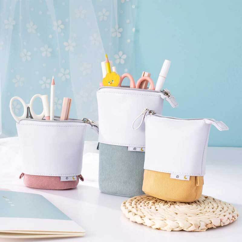 Convertible Pop-Up Pencil Case for Students & Artists