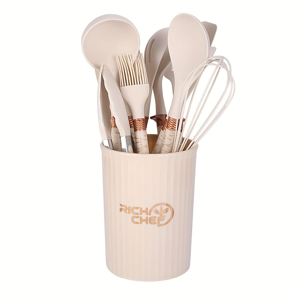 Cooking - Kitchen joy with the elegant silicone kitchen utensil set