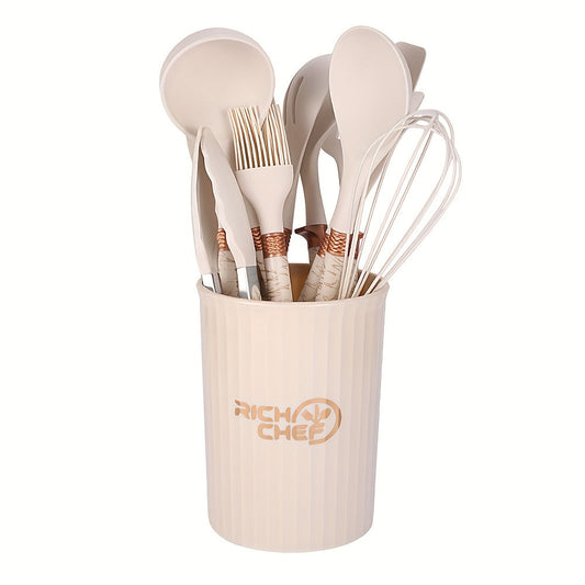 Cooking - Kitchen joy with the elegant silicone kitchen utensil set