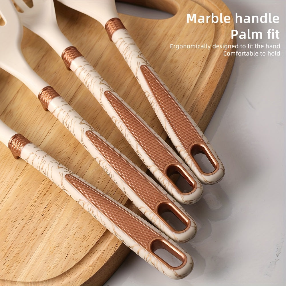 Cooking - Kitchen joy with the elegant silicone kitchen utensil set