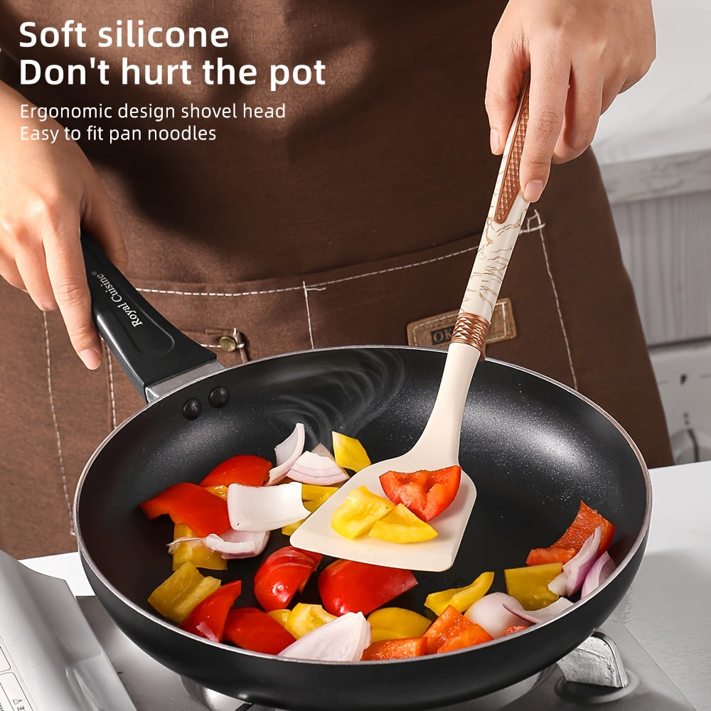 Cooking - Kitchen joy with the elegant silicone kitchen utensil set