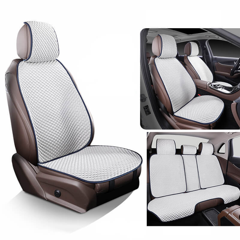 Cooling Ice Silk Car Seat Covers - Comfort & Style for Dogs
