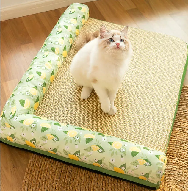 Cooling Mat for Cats with Raised Edge