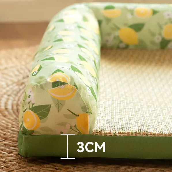 Cooling Mat for Cats with Raised Edge