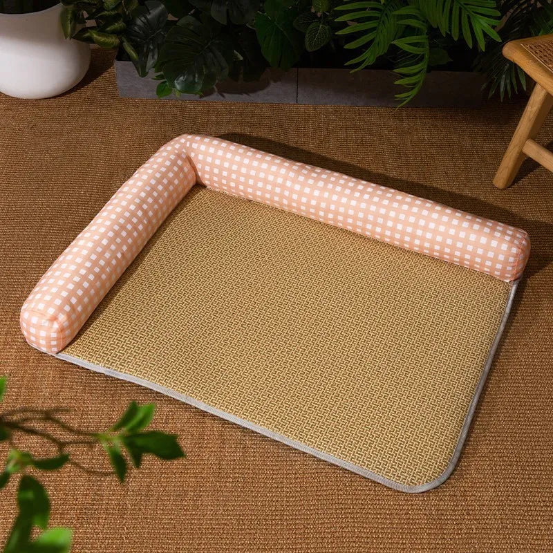 Cooling Mat for Cats with Raised Edge
