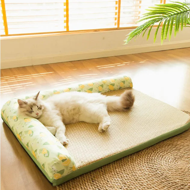 Cooling Mat for Cats with Raised Edge