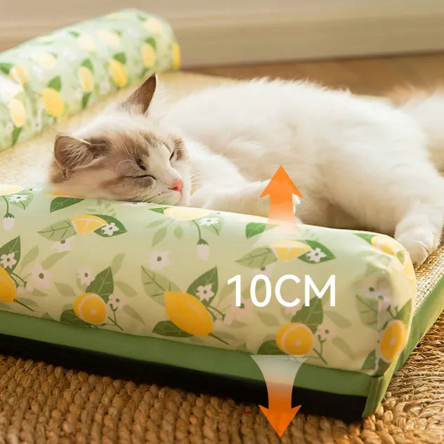 Cooling Mat for Cats with Raised Edge