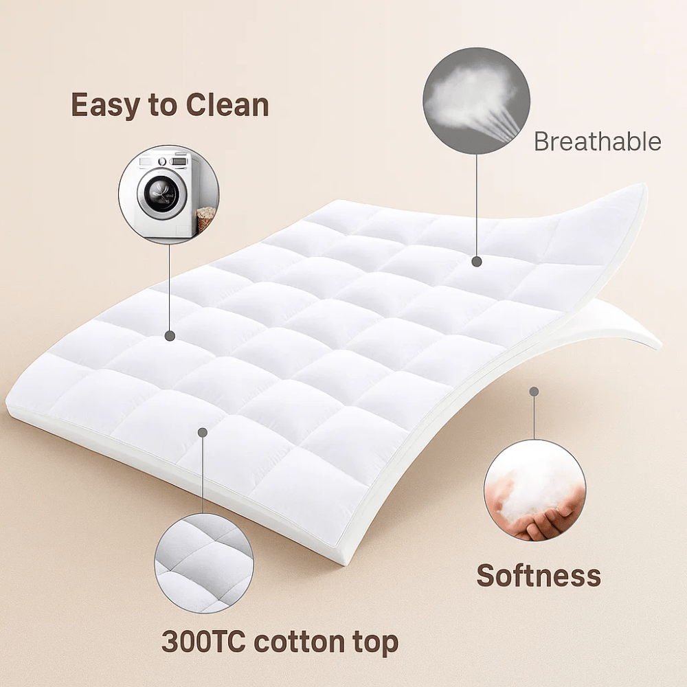 Cooling Mattress Topper for Comfort
