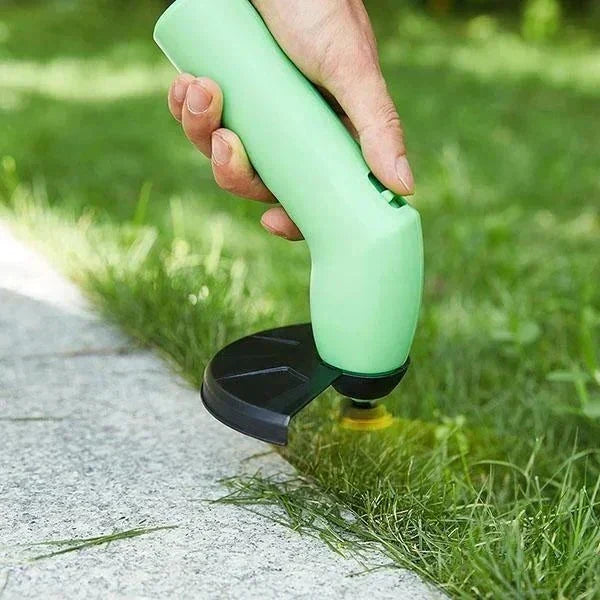 Cordless Mini Weed Trimmer with Battery-Powered Design