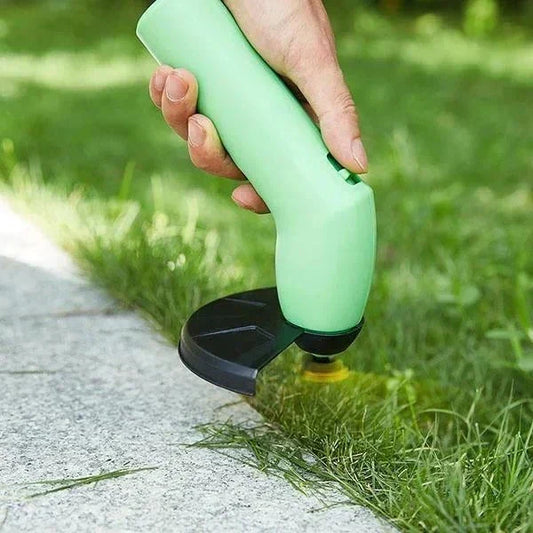 Cordless Mini Weed Trimmer with Battery-Powered Design