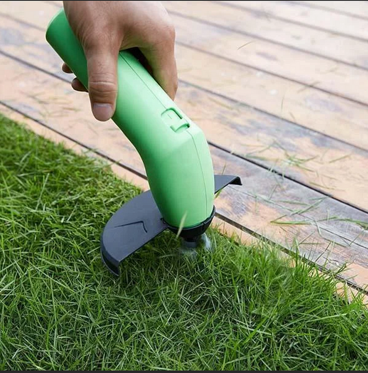 Cordless Mini Weed Trimmer with Battery-Powered Design