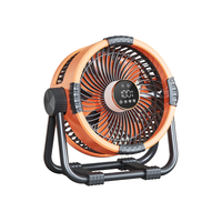 Cordless Outdoor Fan with LED Light - 20000mAh