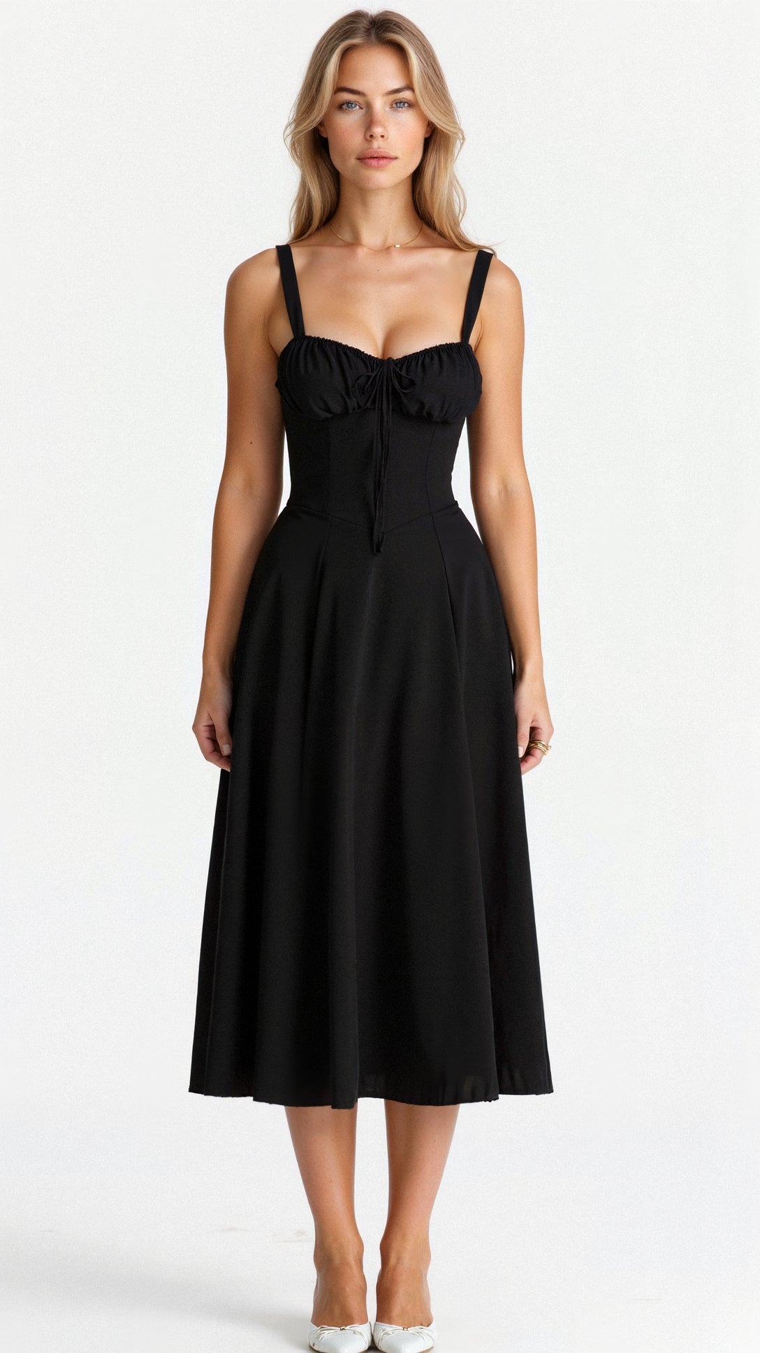 Corset Midi Dress - Elegant, figure-flattering style