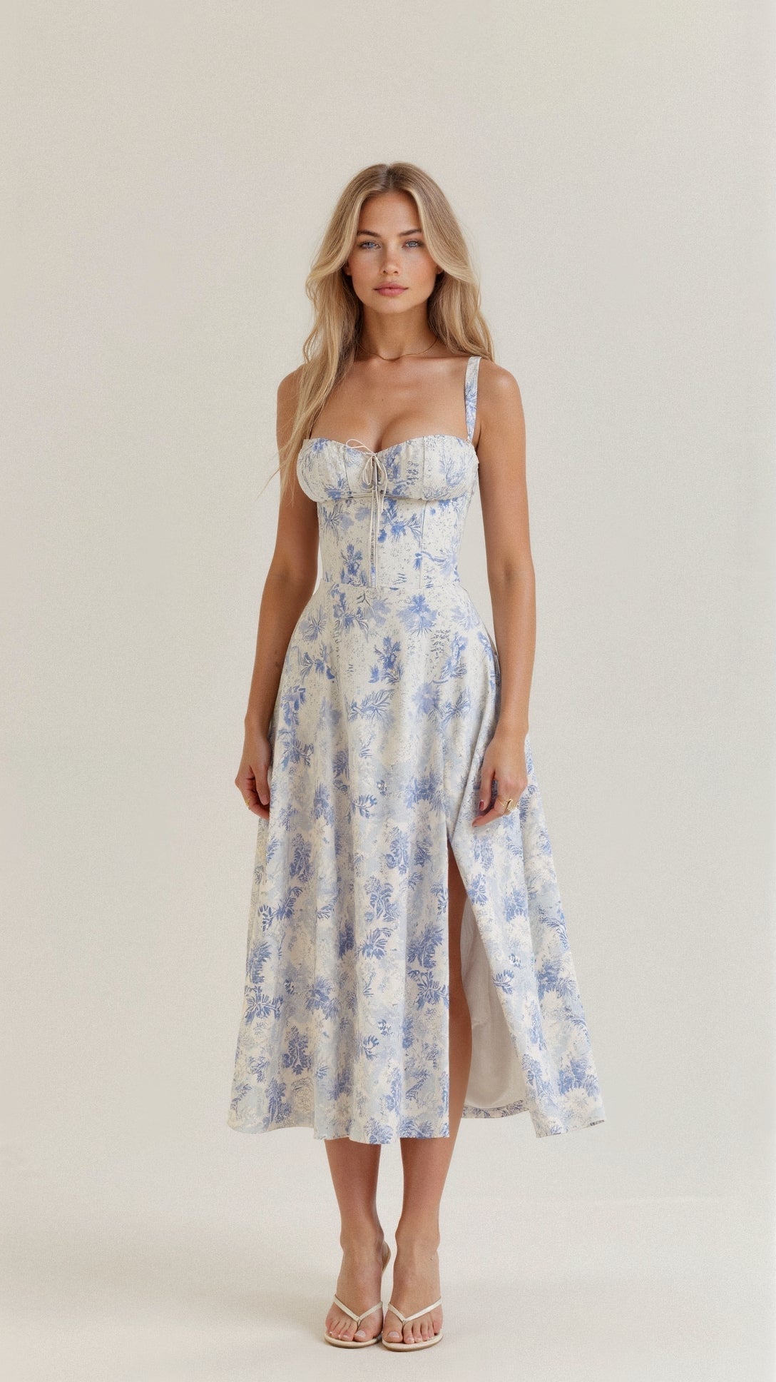 Corset Midi Dress - Elegant, figure-flattering style